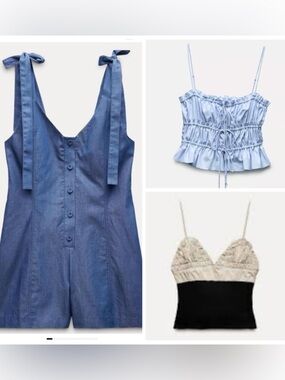 THREE PIECE XL ZARA SUMMER BUNDLE NWOT